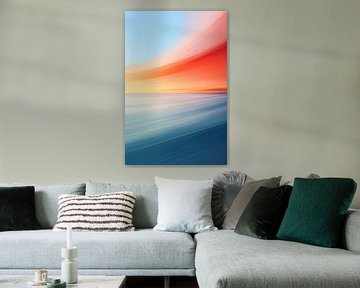 Gouden licht over de zee