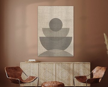 TW living - Linen collection - abstract round shape 1 van TW living
