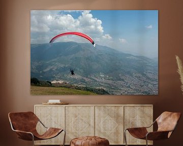Paragliding in Medillin by Richard Wareham