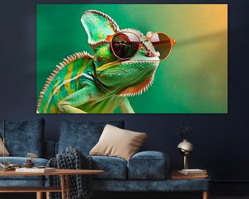 Cameleon mit Farben von Mustafa Kurnaz