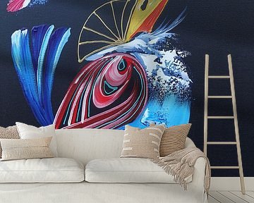 Vogel Rechtskijkend Acryl