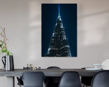 Dichtbij de Burj Khalifa in Dubai van MADK