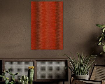 Nostalgia. 70s retro textiles in warm rust colors. by Dina Dankers