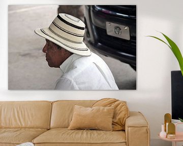 Chapeau de Panama au Panama sur Karel Frielink