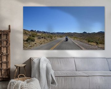 Sitgreaves Pass naar Oatman, Route 66, Arizona van GH Foto & Artdesign