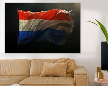 Vlag Nederland van fernlichtsicht