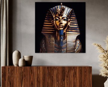 Toetanchamon gouden masker van TheXclusive Art