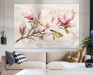 Magnolia Roze Voorjaarsromance van Andrea Haase