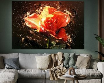 Summer rose in love von Dagmar Marina