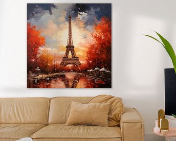 Eiffelturm künstlerisch von The Xclusive Art