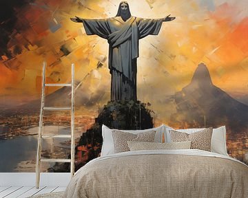 Jezus/Christus de Verlosser Rio de Janeiro van TheXclusive Art