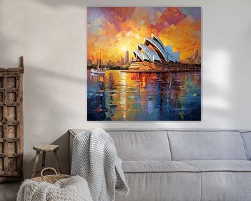 Sydney Opera House artistic by The Xclusive Art