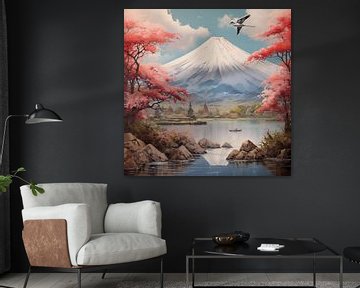 Mount Fuji Honshu Japan van TheXclusive Art