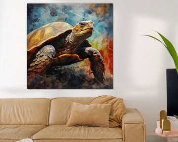 Schildkröte künstlerisch von TheXclusive Art