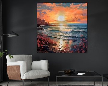 Zonsopkomst artistiek van TheXclusive Art