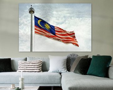 malaysische Flagge von Richard Wareham