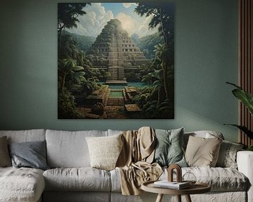 Maya tempel van TheXclusive Art