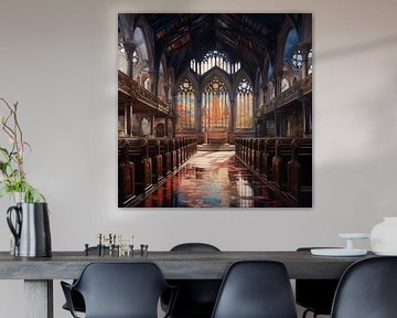 Kerk binnen van The Xclusive Art