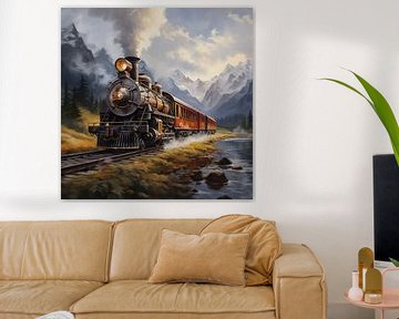 Locomotive à vapeur sur The Xclusive Art