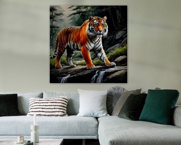 Majestueuze tijger van S.AND.S