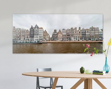 Panorama Herengracht Amsterdam van Peter Bartelings