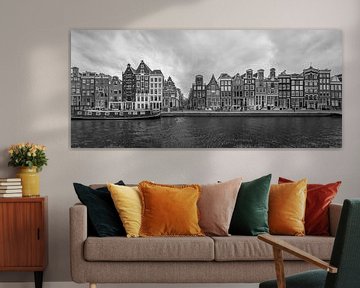 Panorama Herengracht Amsterdam van Peter Bartelings