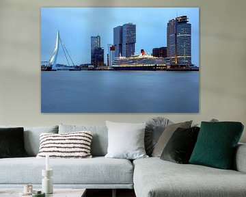 Rotterdam in blauw van Patrick Lohmüller