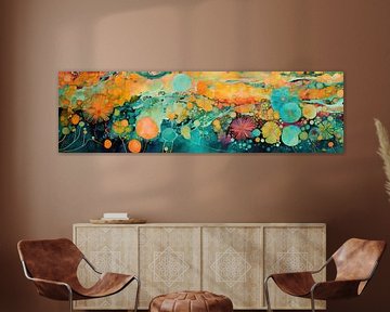 Koralle | Abstrakte Koralle von Abstraktes Gemälde