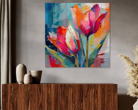 Example of the artwork in a room