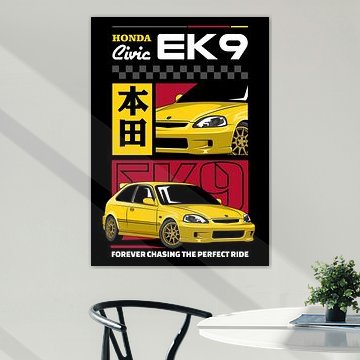 Honda Civic Type R EK9 JDM auto