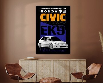 Honda Civic Type R EK9 JDM auto van Adam Khabibi