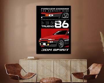 Toyota Sprinter Trueno AE86 JDM Auto van Adam Khabibi