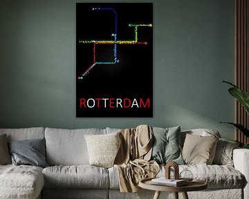 Rotterdam Metro Systeem van Wouter Sikkema