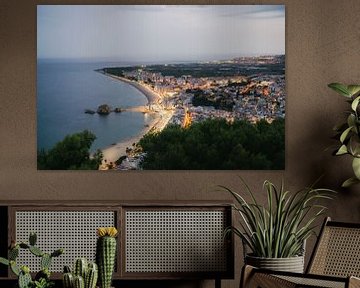 Skyline Blanes, Costa Brava, Spanien von Sharon Ribas Gallardo