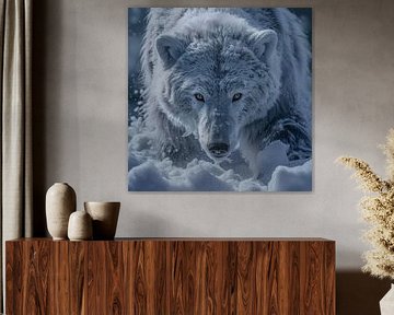 Wolf im Schnee