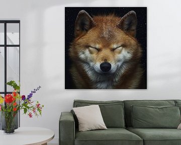Shiba Inu denkt van DNH Expressions