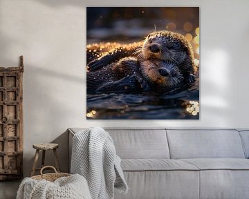 Otters in de zon van DNH Expressions