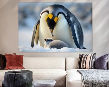 Emperor penguin by Uwe Merkel