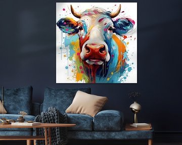 Kuh abstrakt von KoeBoe