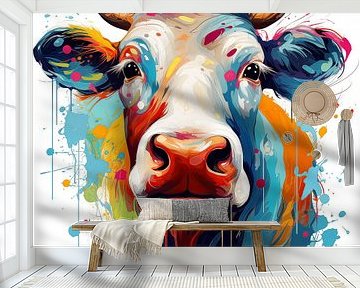 Kuh abstrakt von KoeBoe