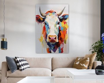Kuh in Farbe von KoeBoe