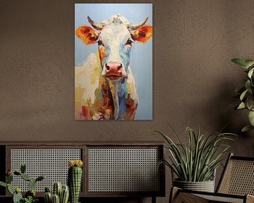 Cow portrait by KoeBoe