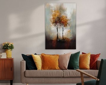 Arbres abstraits sur Dakota Wall Art