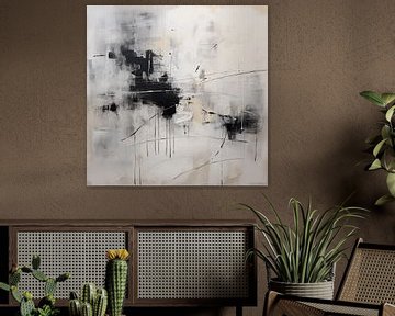 Abstract met lichte kleuren van The Xclusive Art