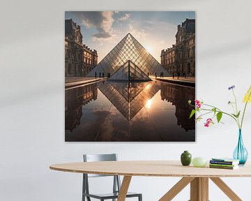 Louvre Museum Paris, France by The Xclusive Art