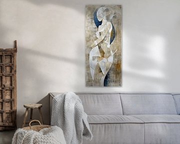 Courbes en indigo