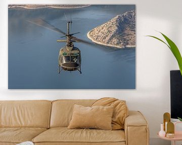 Greek Agusta-Bell AB205 helicopter. by Jaap van den Berg