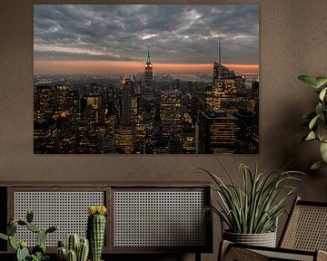 Empire state Building NYC  Skyline von Kristian Hoekman