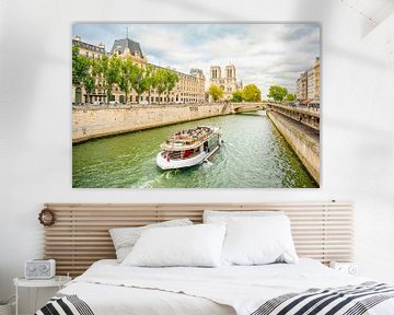 Parijs: Aan de Seine bij Notre-Dame van Hilke Maunder