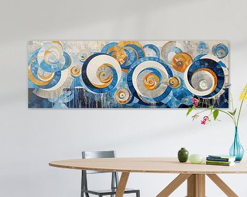 Cercles en harmonie | Cercles abstraits sur Tableaux ARTEO